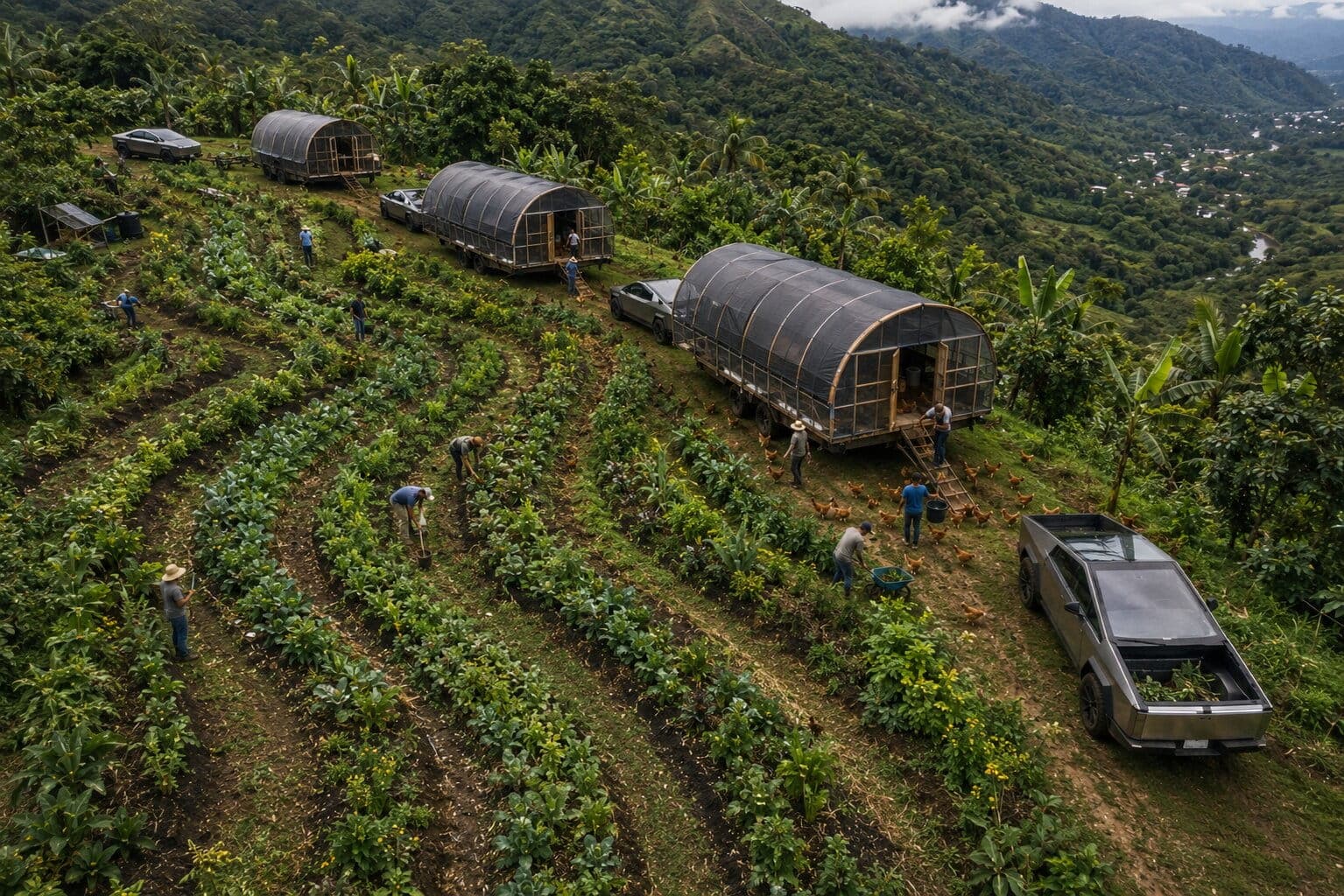 Freedom Farms team building regenerative agriculture systems